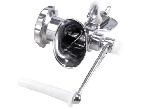 Kézi húsdaráló és kolbásztöltő – alumínium, tekerős