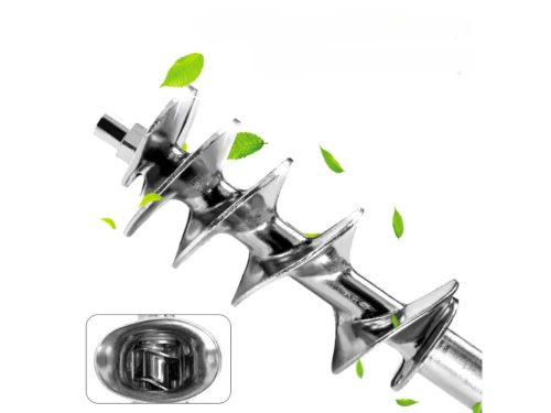 Kézi húsdaráló és kolbásztöltő – alumínium, tekerős