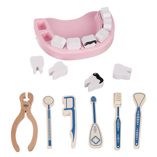 Kruzzel gyerek orvosi szett, fogorvosi kiegészítőkkel, elsősegély dobozzal