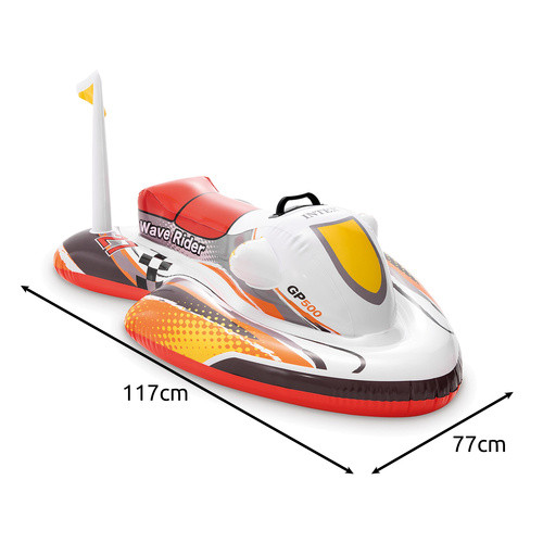Intex felfújható vízi jetski,  vízi matrac, 117 cm x 77 cm