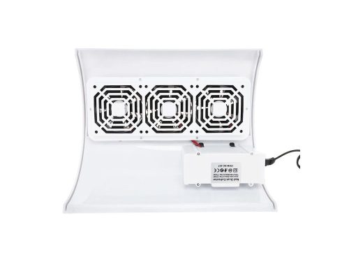 Műkörmös kéztámasz és porelszívó, manikűr porelszívó, 2 db zsákkal, 3 ventilátor, 40W