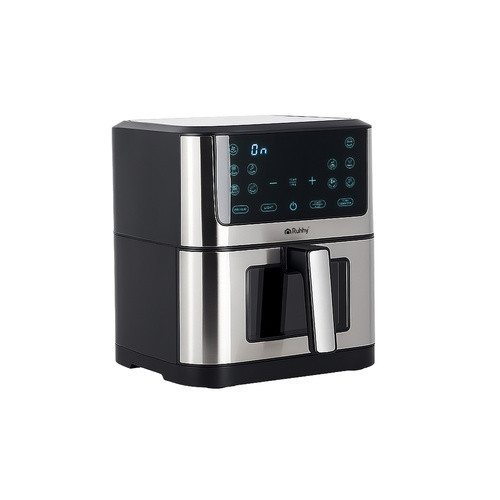 Ruhhy 8L XXL Zsíradékmentes, tapadásmentes forrólevegős fritőz – érintőpaneles Air Fryer