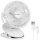 Ruhhy vezeték nélküli ventilátor, USB, fehér, 3in1