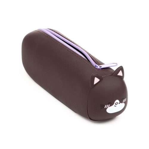 Szilikon Tolltartó – Fekvő – Smudge, a Kismacska – Édes Állatok