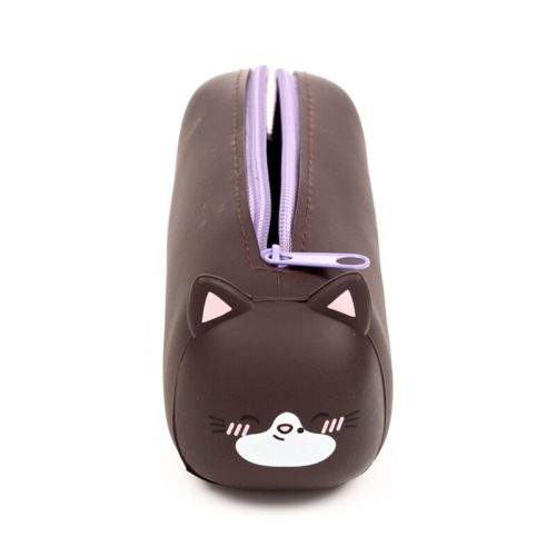 Szilikon Tolltartó – Fekvő – Smudge, a Kismacska – Édes Állatok