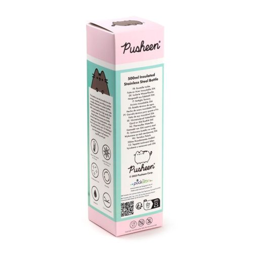 Thermo Kulacs 500 ml – Rozsdamentes Acél – Pusheen Macska, Meleg & Hideg Italhoz