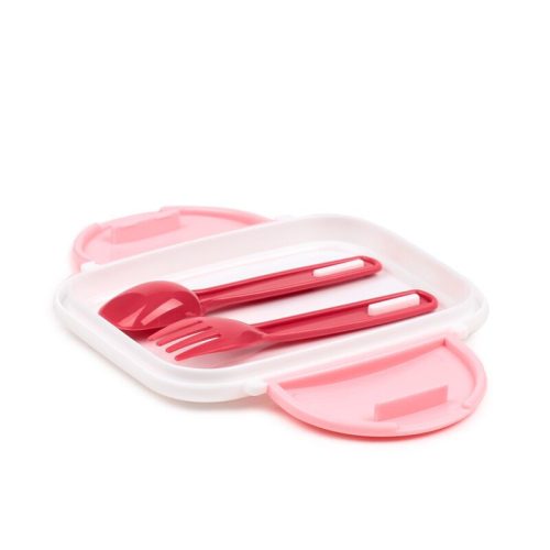 Bento Ételhordó Doboz Evőeszközökkel – Muminok, Pattintós Tető, BPA-mentes