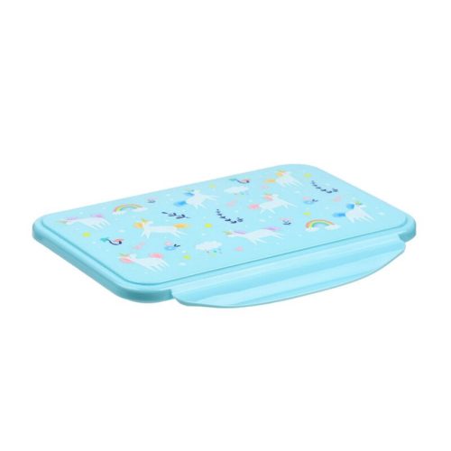 Unikornis Ételhordó Doboz Gyerekeknek – Pattintós Tető, BPA-mentes