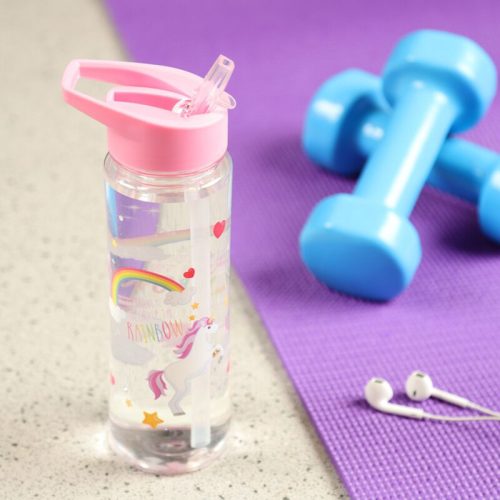 Ütésálló Unikornisos Kulacs – 550 ml, BPA-mentes, Gyerekeknek