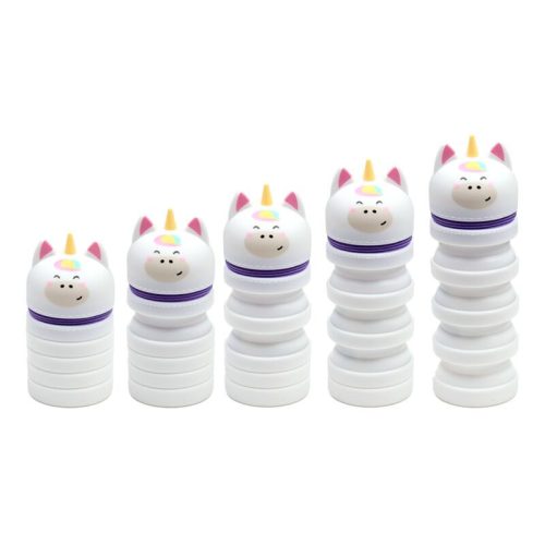 Összecsukható Szilikon Tolltartó – Astra, az Unikornis – Édes Állatok
