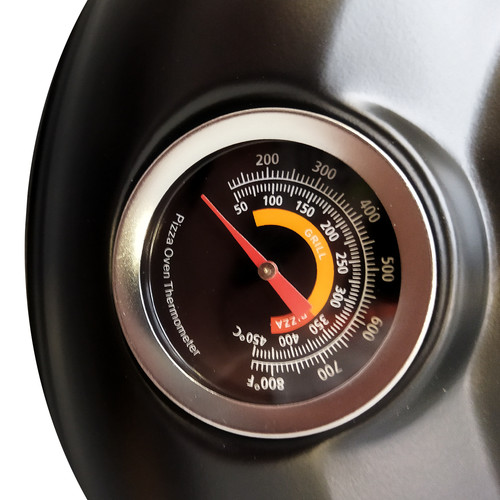 RUHHY elektromos pizzasütő kerámia kővel – 450°C, 5 hőfokozat, 1200W, hőmérő, spatula és vágó készlettel