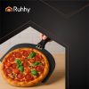 Ruhhy pizzasütő, pizza kemence, elektromos, ajándék kiegészítőkkel, 34 x 33 x 16,5 cm