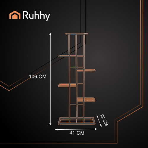 Ruhhy álló virágtartó, virágállvány, 6 szintes, 106 cm