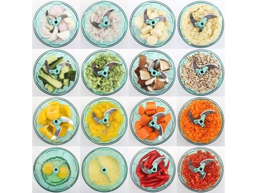 Elektromos zöldség-gyümölcs daráló, aprítógép, 300W, 1800 ml-es tartály