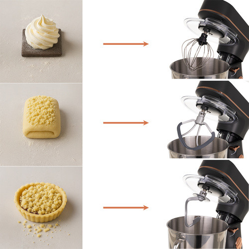 Ruhhy konyhai robotgép, melegítős edény, fűtött tál, rosegold, 2300W, 6,2 liter