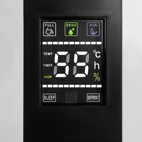 Ruhhy páramentesítő, légtisztító, érintőképernyős panellel, távirányítóval, intelligens, fehér