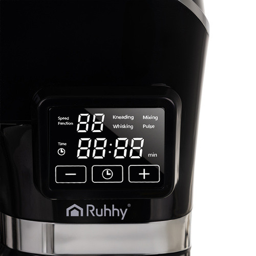 Ruhhy konhyai robotgép fűtött tállal, turmix géppel, húsdarálóval, kiegészítőkkel, 2300W
