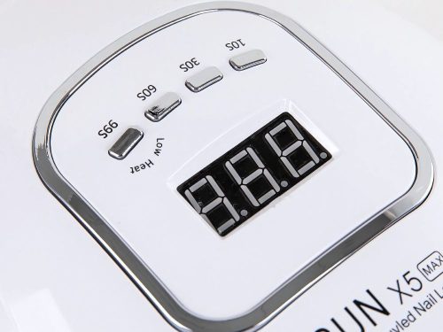 SUN X5 MAX Körömlámpa 150W, műkörmös lámpa – 46 LED UV/LED, LCD Kijelzővel