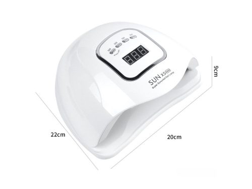 SUN X5 MAX Körömlámpa 150W, műkörmös lámpa – 46 LED UV/LED, LCD Kijelzővel