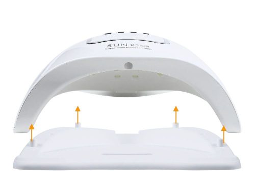 SUN X5 MAX Körömlámpa 150W, műkörmös lámpa – 46 LED UV/LED, LCD Kijelzővel
