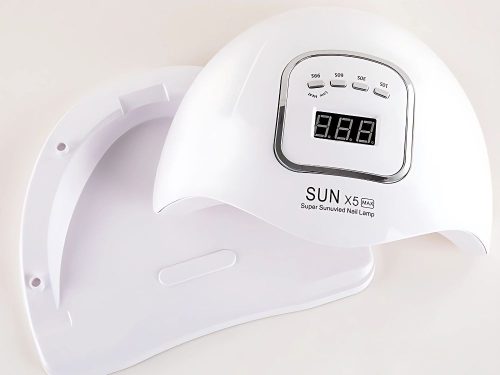 SUN X5 MAX Körömlámpa 150W, műkörmös lámpa – 46 LED UV/LED, LCD Kijelzővel