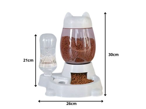 2in1 automata etető és vízadagoló – kutya és macska