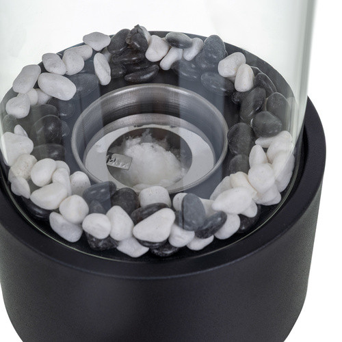 Kaminer biokandalló, látványkandalló, asztali kandalló, füstmentes, loft stílusú, üvegfalú,  univerzális használat, 28 x 16 x 16 cm