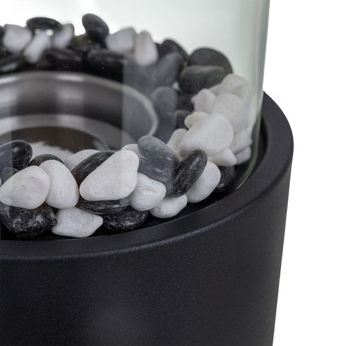 Kaminer biokandalló, látványkandalló, asztali kandalló, füstmentes, loft stílusú, üvegfalú,  univerzális használat, 28 x 16 x 16 cm