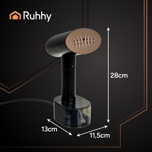 Ruhhy ruhagőzölő, érintőképernyős kijelzővel,  gyors gőzölős vasalás, 2000W