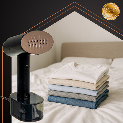 Ruhhy ruhagőzölő, érintőképernyős kijelzővel,  gyors gőzölős vasalás, 2000W