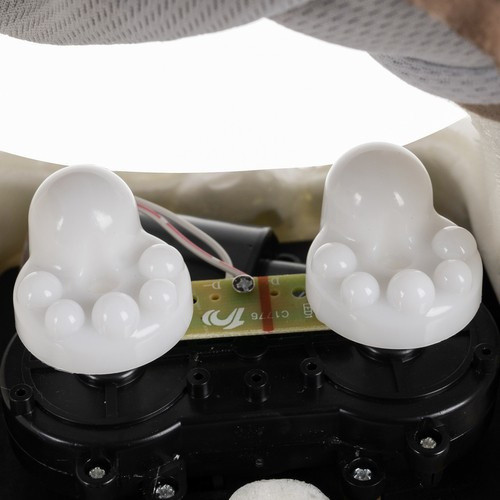 Soulima nyakmasszírozó párna, fűthető, utazó párna, memóriahabos, szürke/bézs