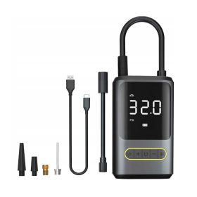   Elektromos vezeték nélküli pumpa, hordozható, autó- kerékpár kompresszor