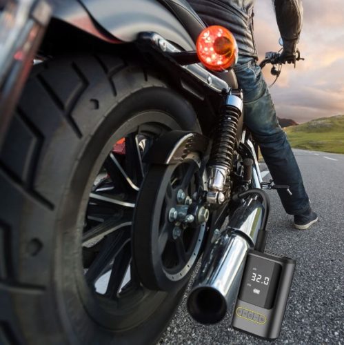 Elektromos vezeték nélküli pumpa, hordozható, autó- kerékpár kompresszor