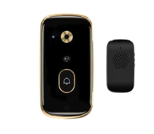 Okos videó kapucsengő Wi-Fi kapcsolattal, intelligens kaputelefon, éjjellátó és mozgásérzékelő funkcióval