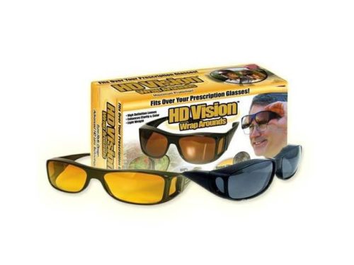 HD Vision vezetői szemüveg szett – éjjellátó + napszemüveg (2 db)