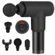 Masszázspisztoly – Vibrációs testmasszírozó 6 sebességfokozattal, 4 fej