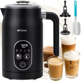   RUHHY elektromos tejhabosító LED kijelzővel – krémes hab pillanatok alatt