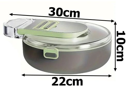 9 az 1-ben multifunkciós zöldség- és gyümölcsszeletelő készlet – tojásszűrővel és hámozóval