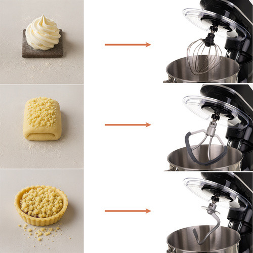 RUHHY planetárius robotgép melegíthető keverőtállal – 5,7 literes, 3 tartozékkal, érintőképernyős vezérléssel