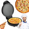 Elektromos pizzasütő – 1000 W, tapadásmentes bevonattal, gyors sütéshez