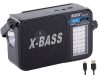 Konyharádió / hordozható építési rádió – RDD RD-306 X-BASS, FM/AM/SW, újratölthető, zseblámpával