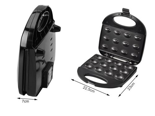 Elektromos diós sütő – tapadásmentes bevonat, 12 db kapacitás, 750W