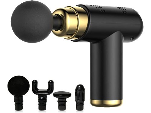 Masszázspisztoly – Vibrációs testmasszírozó, 4 fej