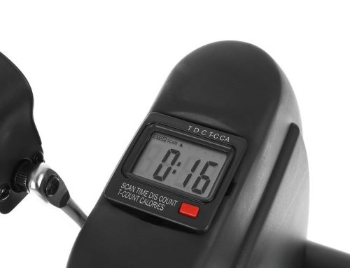 Rehabilitációs szobakerékpár 2 az 1-ben – kar- és lábpedálos tréner LCD kijelzővel