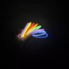 Fluoreszkáló világító karkötők és pálcák – 100 db + csatlakozók