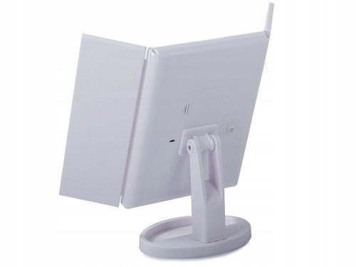 22 LED-es szépségtükör – 2× és 3× nagyítással, érintőkapcsolóval