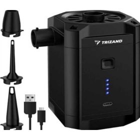   Akkumulátoros szivattyú matracokhoz, csónakokhoz, labdákhoz – USB-C, 5000 mAh