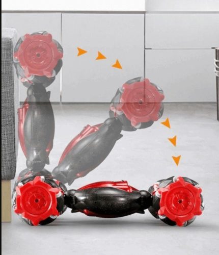 Gesztusvezérelhető távirányítós játékautó LED fénnyel – 1:16, akkumulátoros