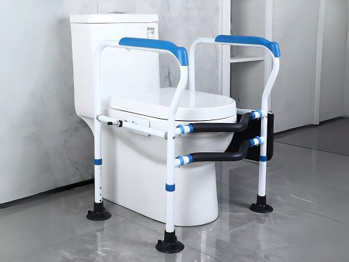 Állítható WC kapaszkodó időseknek – stabil, csúszásmentes WC fogantyú korlát