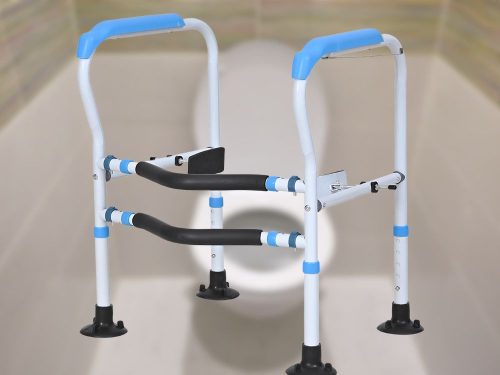 Állítható WC kapaszkodó időseknek – stabil, csúszásmentes WC fogantyú korlát